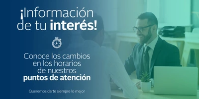 Cambios en horarios Octubre 2023